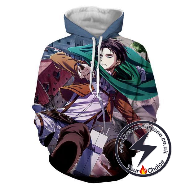 Attack On Titan - Eren Yeager 3D - Attack On Titan Hoodies